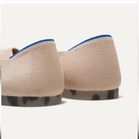 Rothy's The Point Flats In Ecru Beige Size 7.5 - Picture 9 of 16